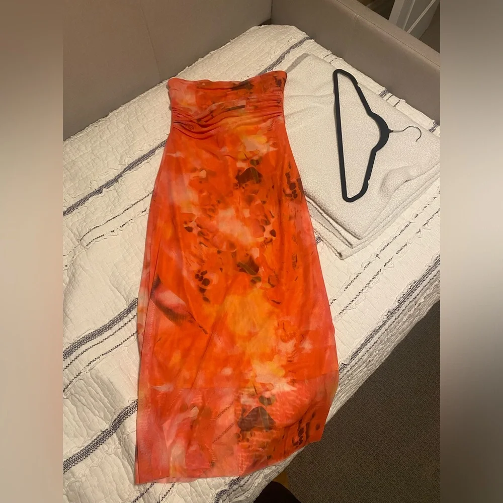 Mars Mesh Midi Tube Dress - Picture 4 of 6